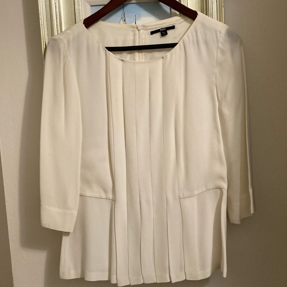 Elegant Cream Women's Top